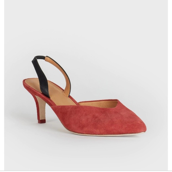 Joie Shoes - Joie red suede slingback. Purchased at full price